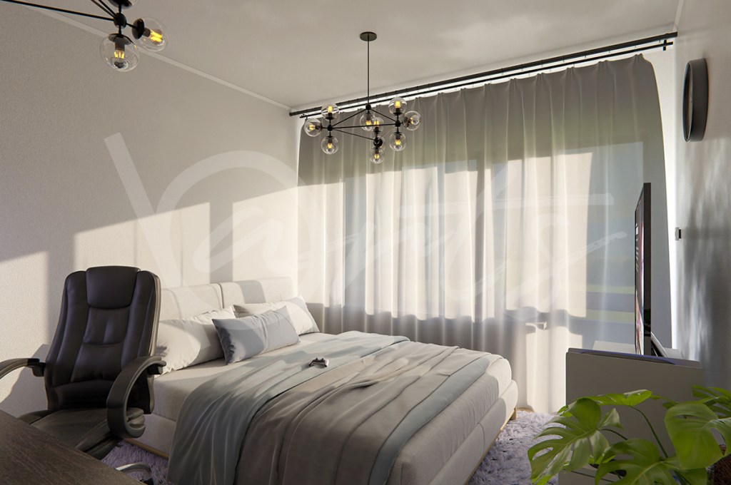 3Д визуализация на интериор - спалня