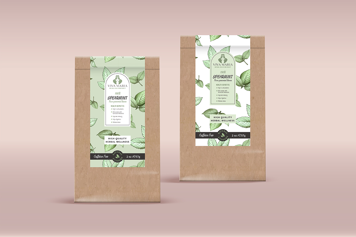 Брандинг и фирмена идентичност - Дизайн на етикети за билкови продукти
