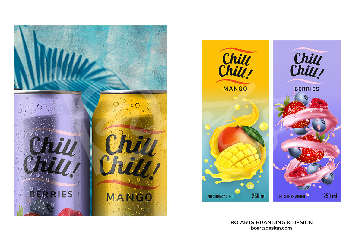 Бранд идентичност - Дизайн на кен за безалкохолни напитки