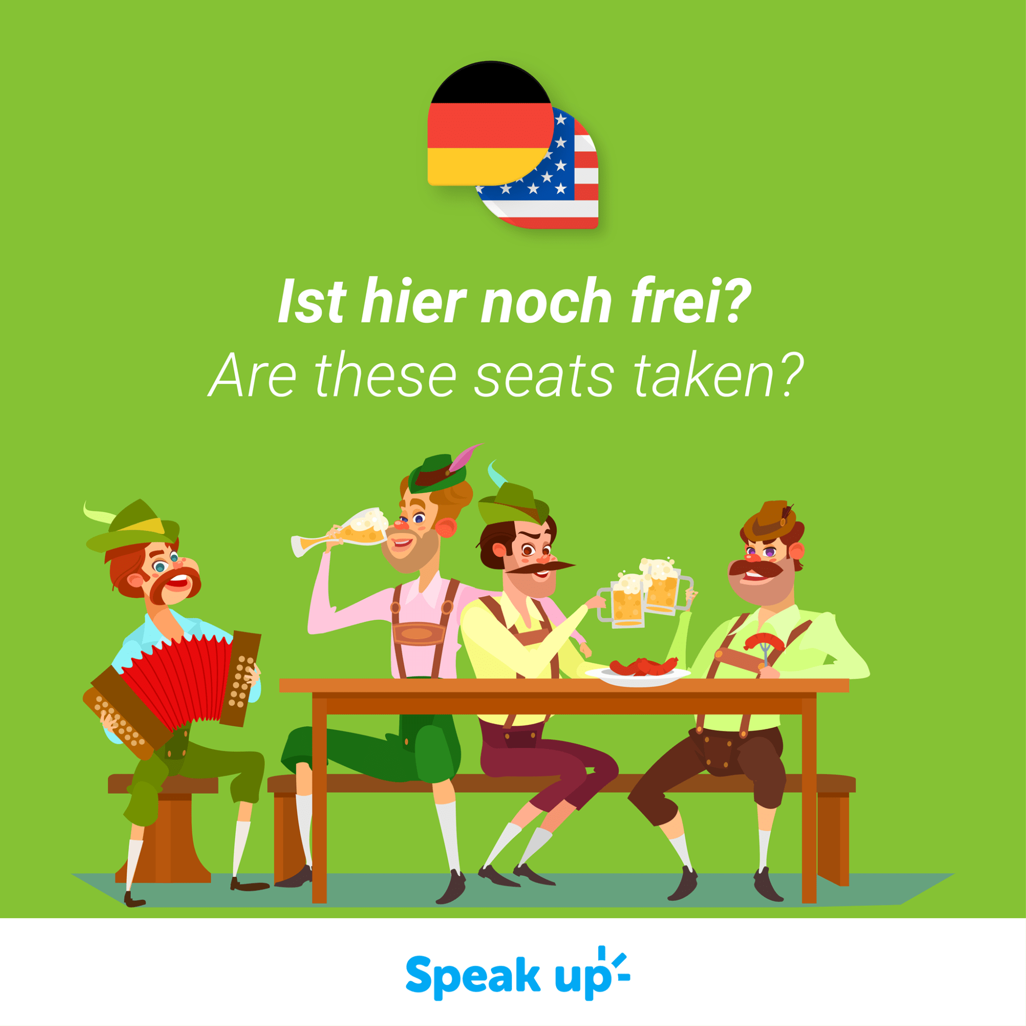 Дизайн на рекламен банер за социалните медии за мобилно приложение за учене на чужди езици