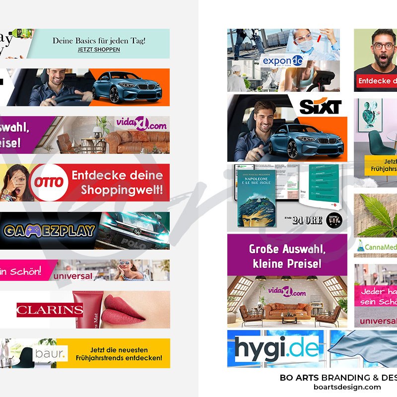 Дизайн на рекламни уеб банери