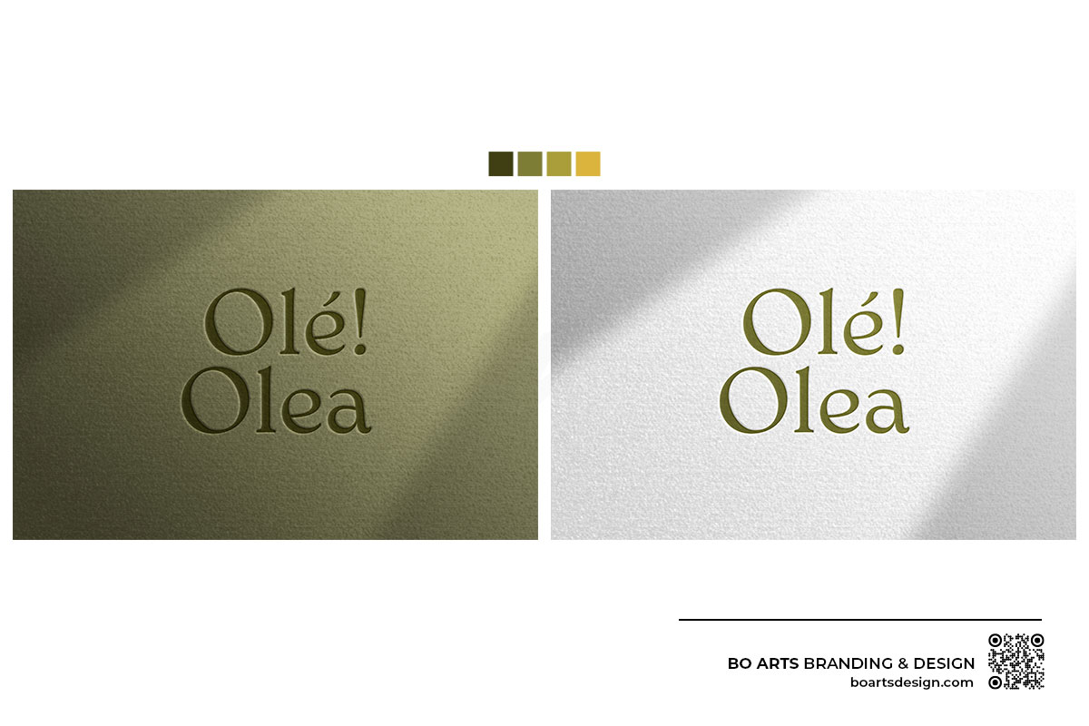 Брандинг и фирмена идентичност - Лого на марка за висококачествен зехтин