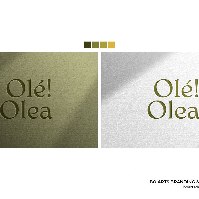 Брандинг и фирмена идентичност - Лого на марка за висококачествен зехтин